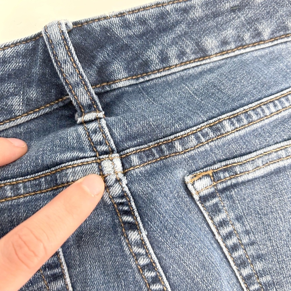 lrl ralph lauren denim modern straight curvy blue jeans women's 12 medium wash - Picture 10 of 12